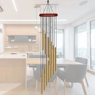 Round Spiral Tubes Wind Chimes